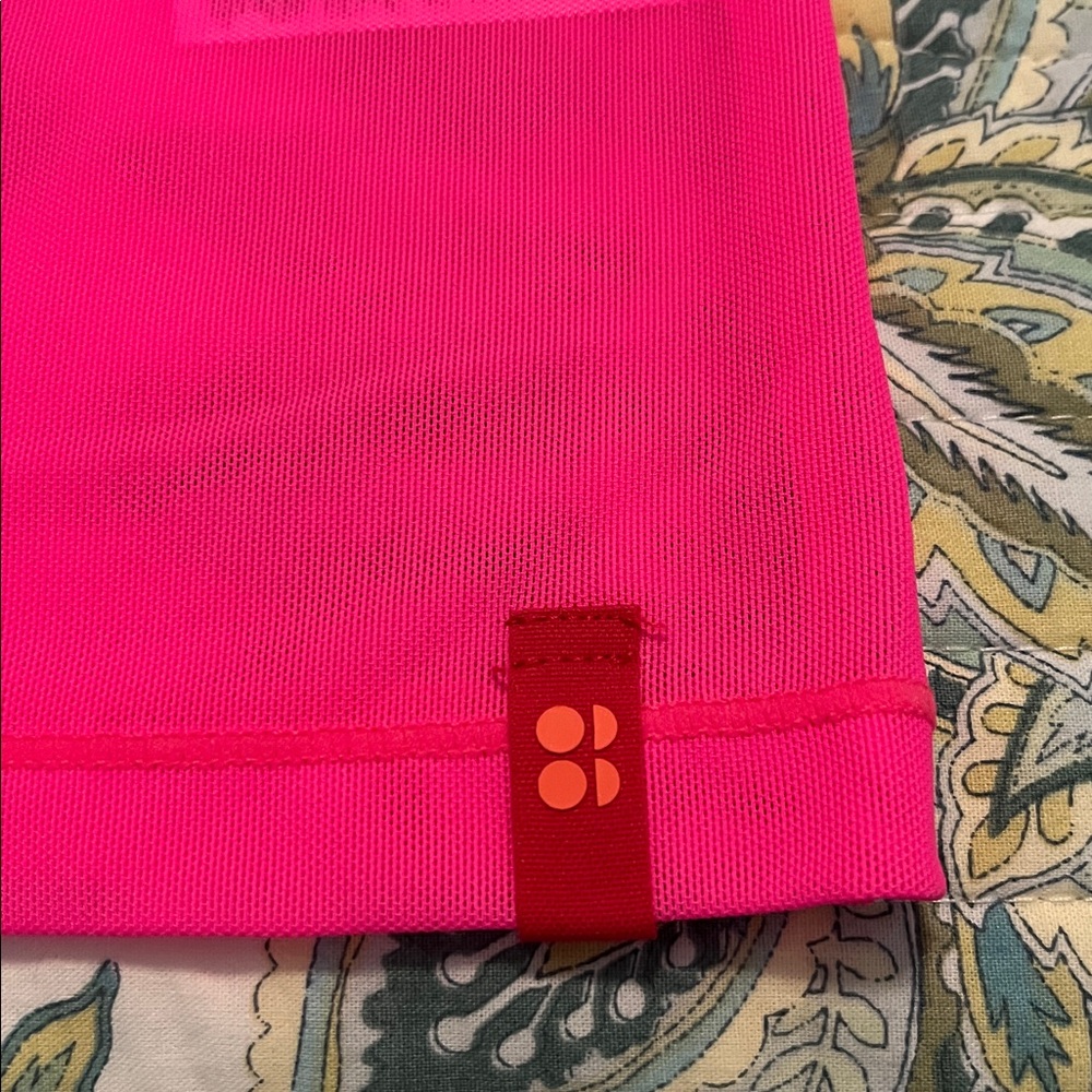 NWOT Sweaty Betty hot pink mesh tank top, size 8. - Picture 9 of 9